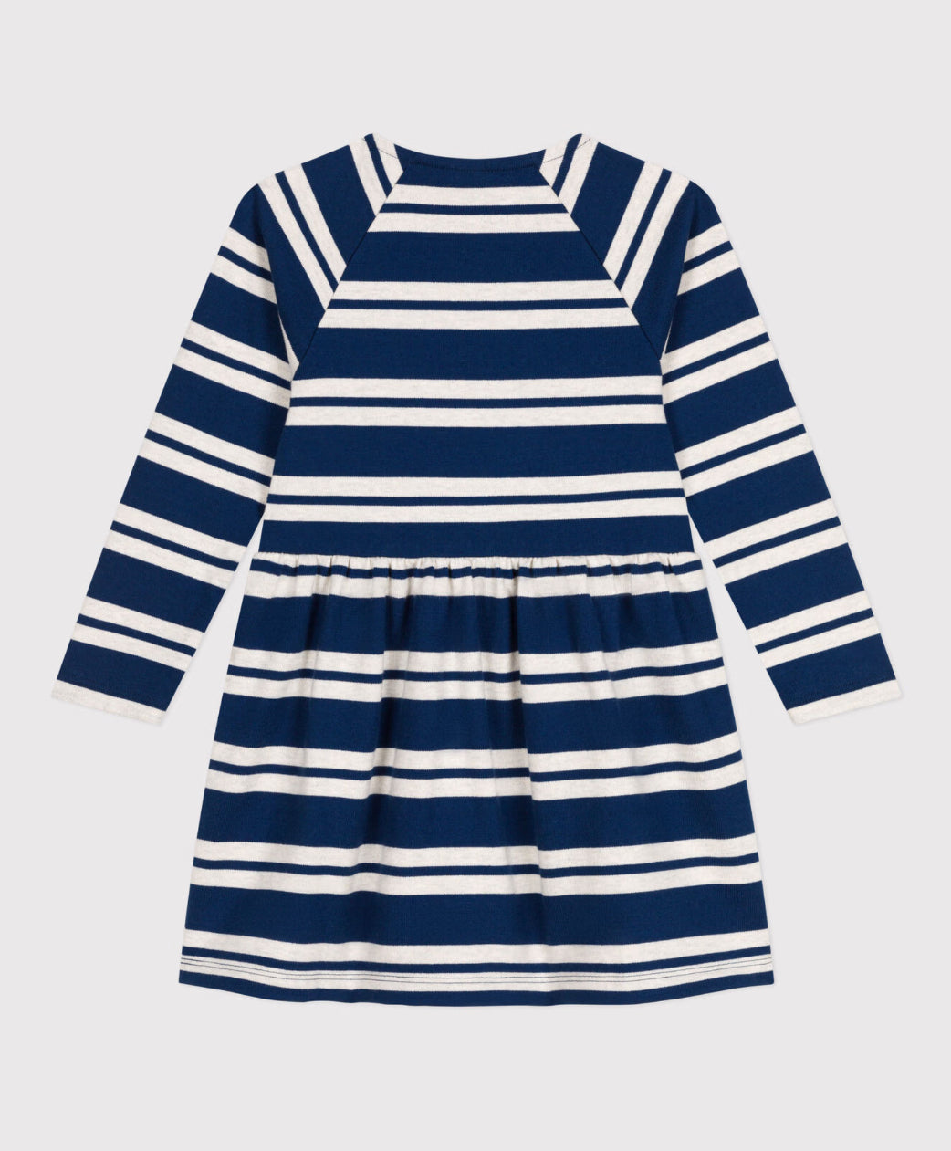 Long-Sleeve Striped Dress