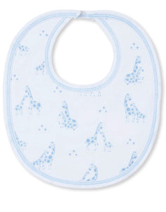 Blue Giraffe Glee Bib