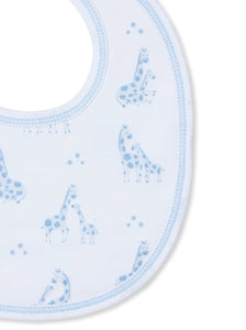 Blue Giraffe Glee Bib