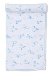 Blue Giraffe Glee Blanket