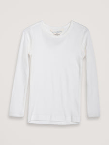 Pointelle Long Sleeve Tee