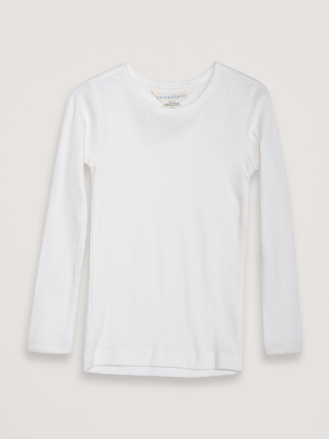 Pointelle Long Sleeve Tee