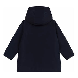 Navy Hooded Coat