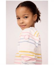 Load image into Gallery viewer, Girl Long Sleeve Multi Stripe Marinere Top
