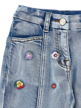 Load image into Gallery viewer, Floral Denim Jeans
