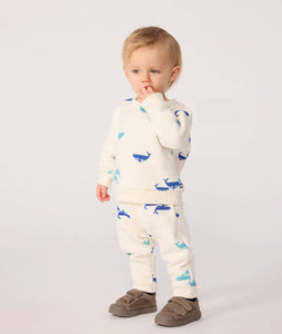 Baby Whale Sweatshirt and Pants Set