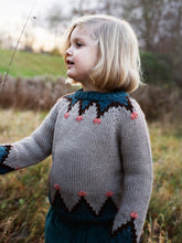 Load image into Gallery viewer, Alpaca Handknit Mountain Sweater
