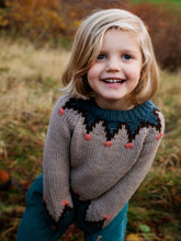 Load image into Gallery viewer, Alpaca Handknit Mountain Sweater
