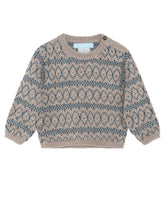 Load image into Gallery viewer, Baby Alpaca Pattern Sweater
