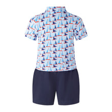 Load image into Gallery viewer, Baby Sailboat Polo and Shorts Set
