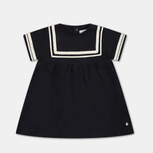 Load image into Gallery viewer, Baby Navy Sailor Dress
