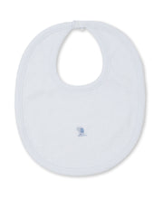 Load image into Gallery viewer, Safari Style Bib with Hand Embroidery- Blue
