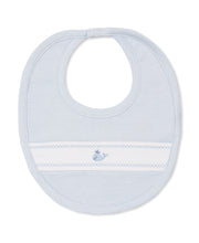 Load image into Gallery viewer, Classic Treasures Whale Bib- Blue
