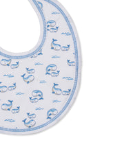 Load image into Gallery viewer, Whale Pods Blue Bib
