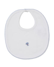 Load image into Gallery viewer, Premier Puppy Family Blue Hand Embroidered Bib
