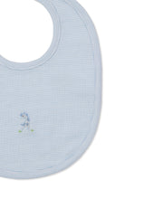 Load image into Gallery viewer, Safari Party Blue Embroidered Bib
