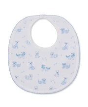 Load image into Gallery viewer, Blue Puppy Paws Bib
