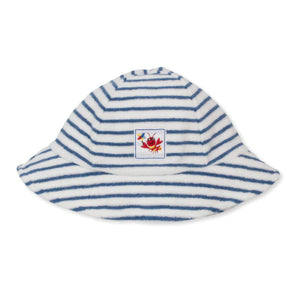 Lobsters Sandy Smiles Terry Sunhat- Blue