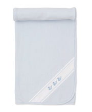 Load image into Gallery viewer, Classic Treasures Whale Blanket- Blue
