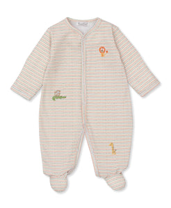 Jungle Adventure Stripe Footie