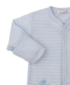 Whale Wonder Footie- Blue