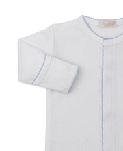 Load image into Gallery viewer, Premier Puppy Family Footie with Blue Hand Embroidery
