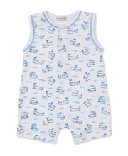 Load image into Gallery viewer, Whale Pods Blue Sleeveless Playsuit
