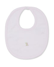 Load image into Gallery viewer, Safari Style Bib with Hand Embroidery- Pink
