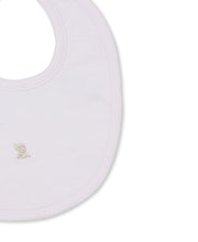 Load image into Gallery viewer, Safari Style Bib with Hand Embroidery- Pink
