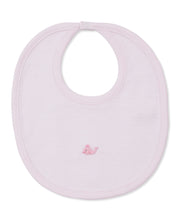 Load image into Gallery viewer, Crabs and Whales Hand Embroidered Bib- Pink
