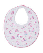 Load image into Gallery viewer, Whale Pods Pink Bib
