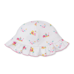 Lobsters Sandy Smiles Floppy Hat- Pink