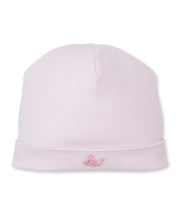 Load image into Gallery viewer, Crabs and Whales Hand Embroidered Hat- Pink
