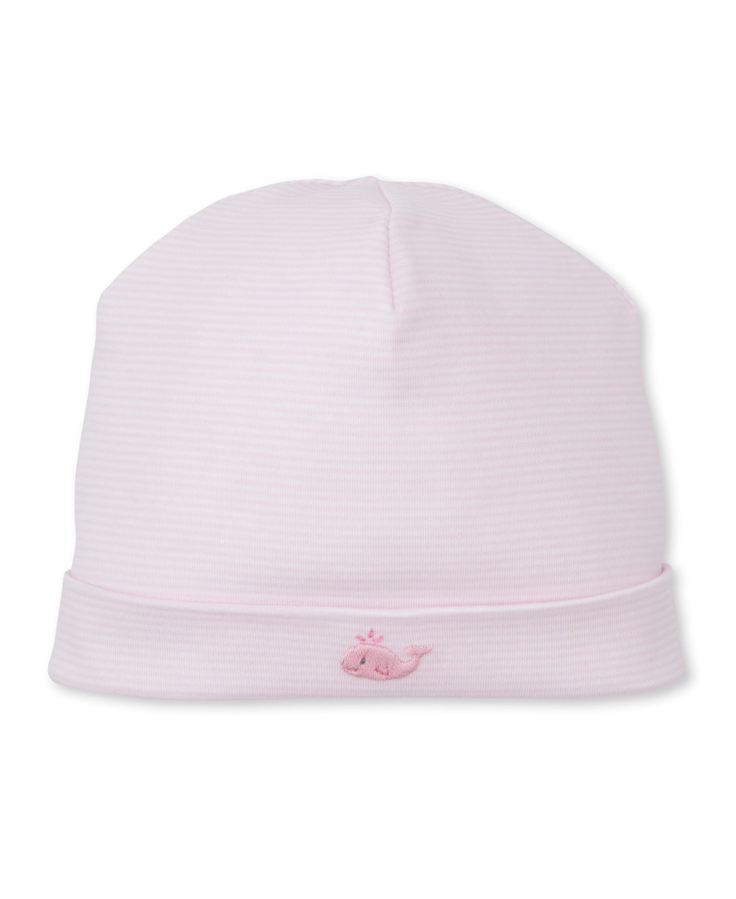 Crabs and Whales Hand Embroidered Hat- Pink