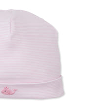 Load image into Gallery viewer, Crabs and Whales Hand Embroidered Hat- Pink
