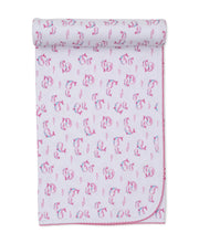 Load image into Gallery viewer, Whale Pods Pink Blanket
