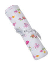 Load image into Gallery viewer, Ocean Antics Pink Blanket
