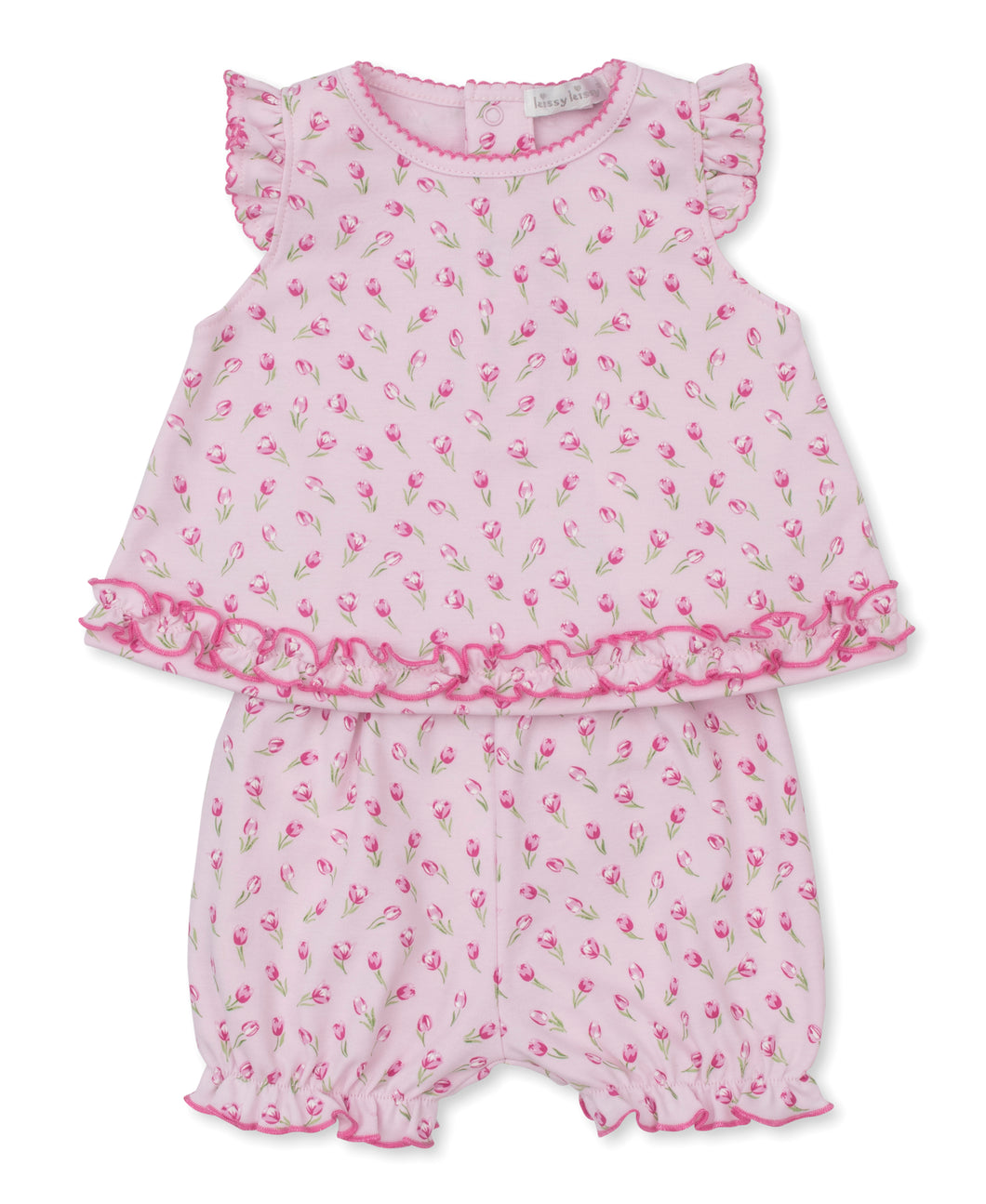 Tulip Blossoms Sunsuit Set