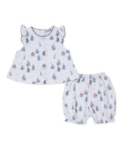 Load image into Gallery viewer, Red, White, &amp; Blue Regatta Sunsuit Set
