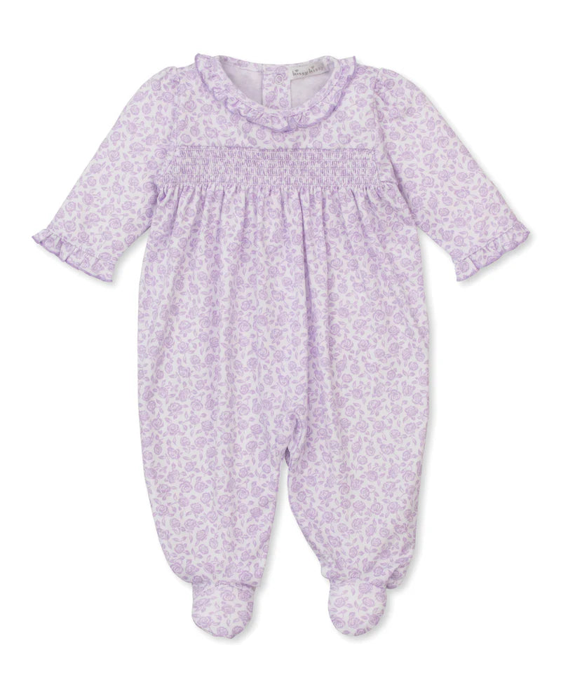 Summer Gardens Smocked Footie