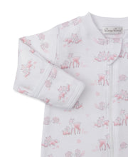 Load image into Gallery viewer, Forest Fanfare Zip Footie- Pink

