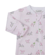 Load image into Gallery viewer, Safari Party Pink Zip Footie
