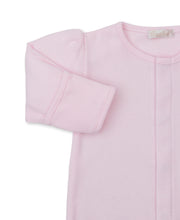 Load image into Gallery viewer, Safari Party Pink Hand Embroidered Footie
