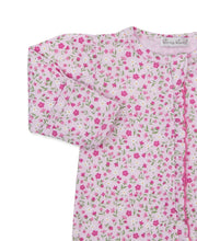 Load image into Gallery viewer, Pretty Petals Pink Zip Footie
