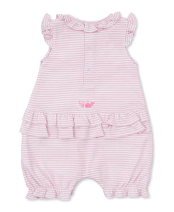 Whale Wonder Playsuit- Pink