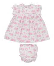 Load image into Gallery viewer, Baby Woven Heavenly Hydrangeas Dress Set
