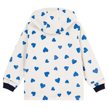 Load image into Gallery viewer, Petit Bateau Raincoat - Blue Hearts
