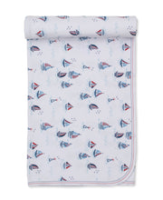 Load image into Gallery viewer, Red, White, &amp; Blue Regatta Blanket

