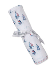 Load image into Gallery viewer, Red, White, &amp; Blue Regatta Blanket
