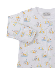 Load image into Gallery viewer, Duck Pond Paddles Zip Footie
